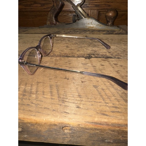 Coach‎ HC6142 Glasses Womens Violet Glitter Gradient 51mm Eyeglasses Frames 5554
